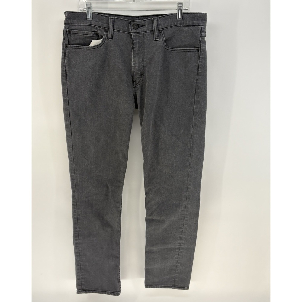 Levis 511 Jeans Pants Slim Fit Medium Wash Stretch Denim Mens 36X32 Gray